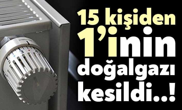 15 milyon doğalgaz abonesi olan ülkemizde 1 milyondan fazla abonenin