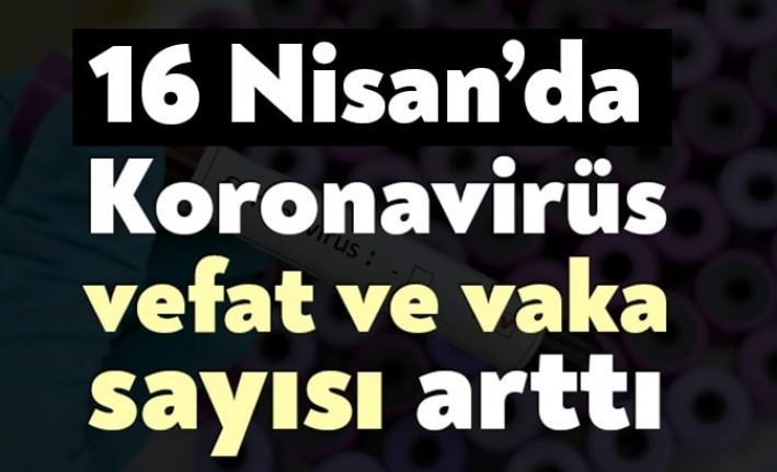 16 Nisan'da Koronavirüs'ten 125 vatandaşımız hayatını kaybetti, 4 bin 801