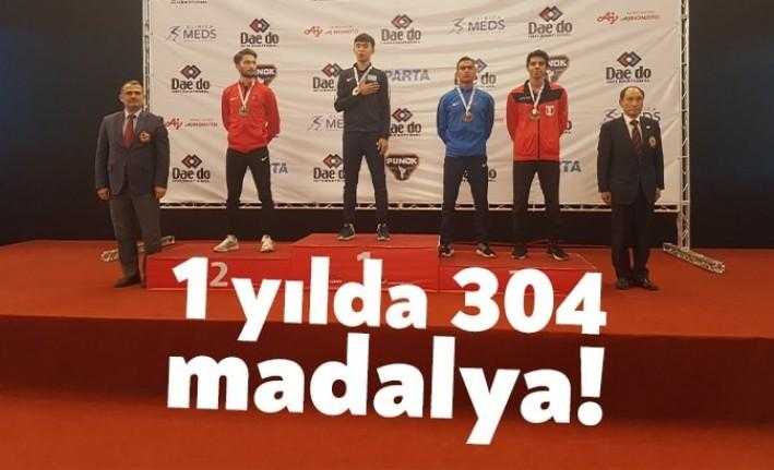 Kocaeli Büyükşehir Belediyesi Kağıtspor bir yıl içerisinde toplam 304 madalya