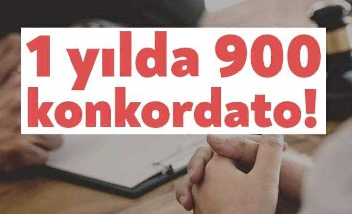 Son 1 yıl içerisinde Türkiye’de 900 firma konkordato ilan etti.