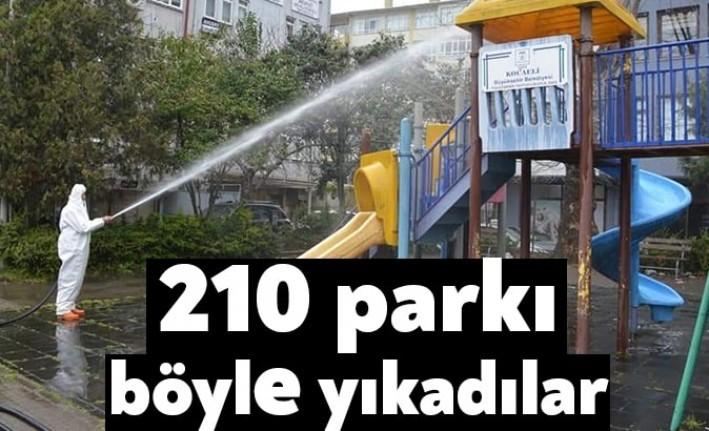 İzmit Belediyesi, son bir hafta içinde toplam 210 park ve