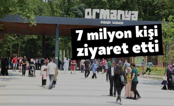 Ormanya'yı geçtiğimiz yıl 7 milyon 211 bin kişi ziyaret etti.