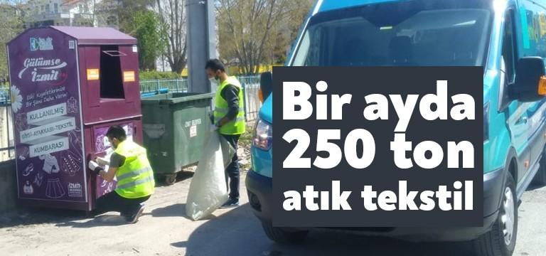 İzmit Belediyesi, tekstil atıklarının geri dönüşüm ile yeni kazandırılması için