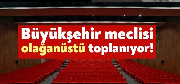 Kocaeli Büyükşehir Belediye Meclisi başkan Tahir Büyükakın’ın çağrısıyla bugün olağanüstü