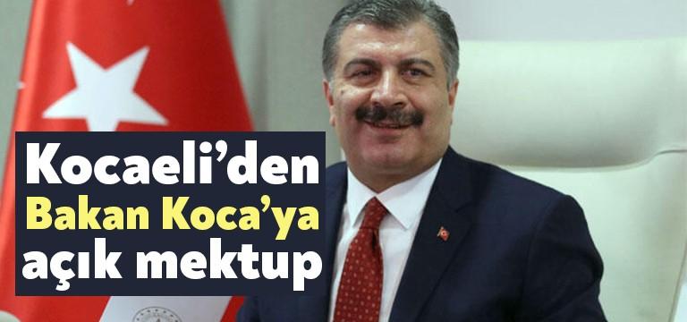 Türk Sağlık Sen Kocaeli Şube Başkanı Ömer Çeker yazılı bir