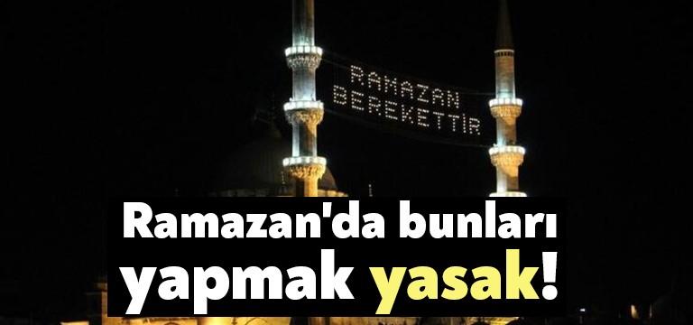 İçişleri Bakanlığının genelgesine göre, Ramazan‘da iftar ve sahur gibi kalabalık