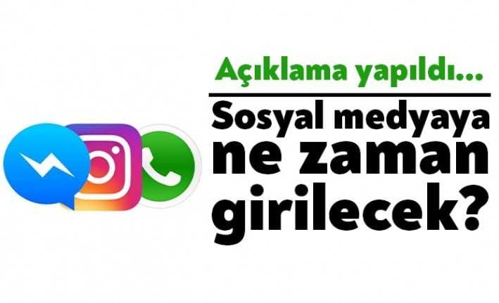Sosyal medya siteleri Facebook, İnstagram ve Twitter'a erişim engeli sürüyor.