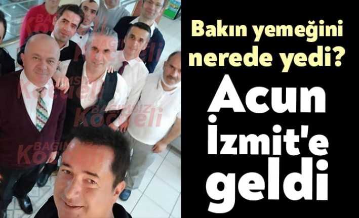 Ünlü Program Yapımcısı ve Sunucu Acun Ilıcalı, bugün günün İzmit'te