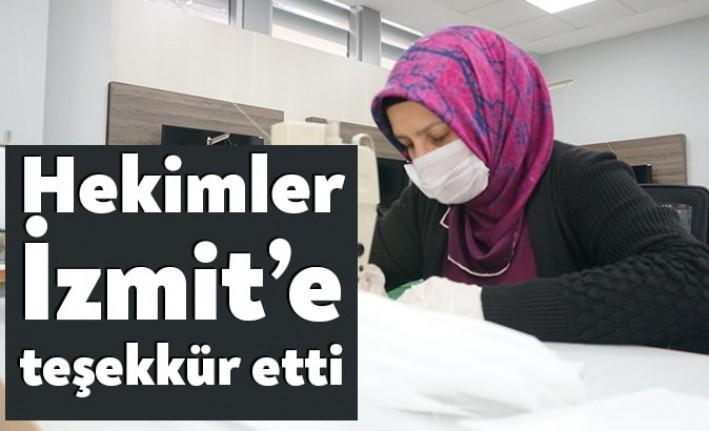 Kocaeli Aile Hekimleri Derneği, yaptığı hijyenik malzeme üretimi ve desteğiyle