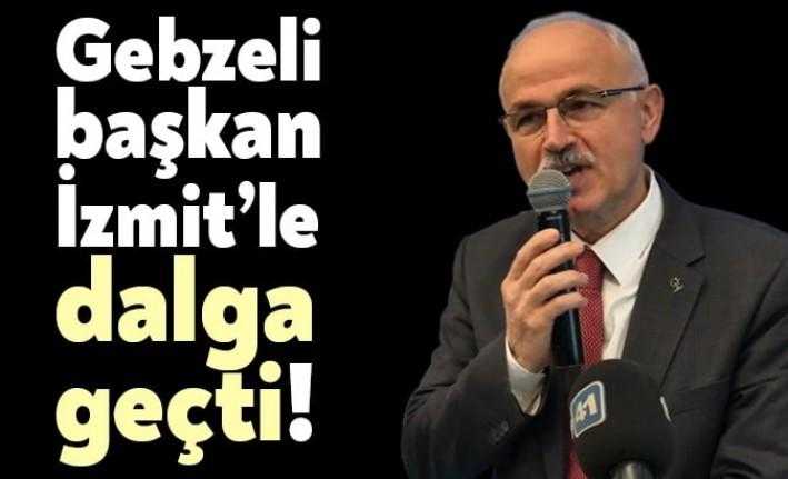 AKP Gebze İlçe Başkanı İrfan Ayar, İzmit Belediyesi’nin çalışmadığını iddia