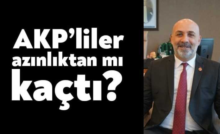 İzmit Belediye Başkan Vekili Hakan Tanta, AKP’lilerin azınlıkta olduklarını fark