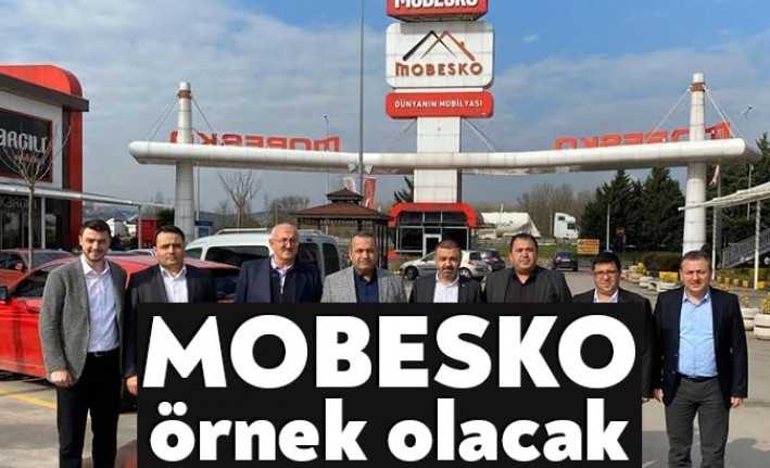 Aksaray’da yapılması planlanan mobilyacılar çarşısı projesi için MOBESKO örnek gösterildi.