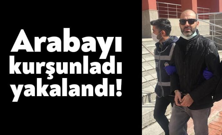 İzmit'te ruhsatsız tabanca ile araç kurşunladığı öne sürülen kişi polis