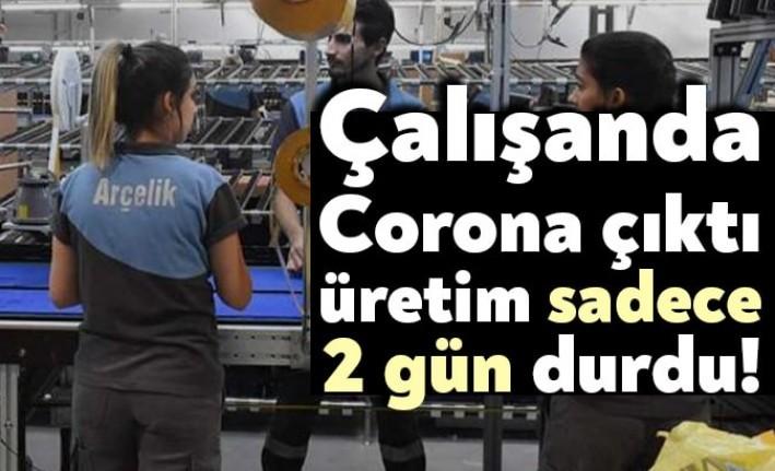 Kocaeli'deki Arçelik-LG fabrikasında bir işçinin Kovid-19 testinin pozitif çıkması üzerine