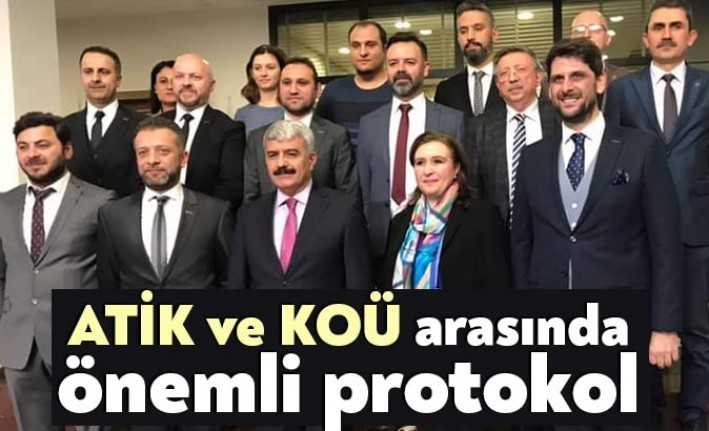 Kocaeli Üniversitesi (KOÜ), Atılımcı İş Adamları Derneği /ATİK) arasında önemli