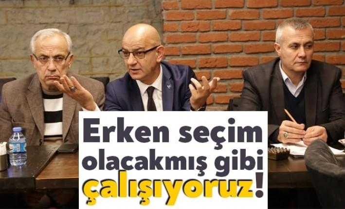MHP Kocaeli İl Başkanı Aydın Ünlü, sürekli sahada dolaştıklarını erken