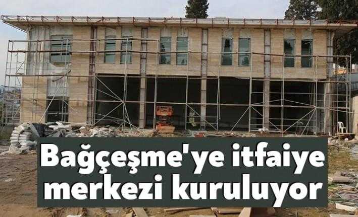 İzmit Bağçeşme mevkiinde başlatılan itfaiye müfreze binası çalışmalarında işlerin büyük