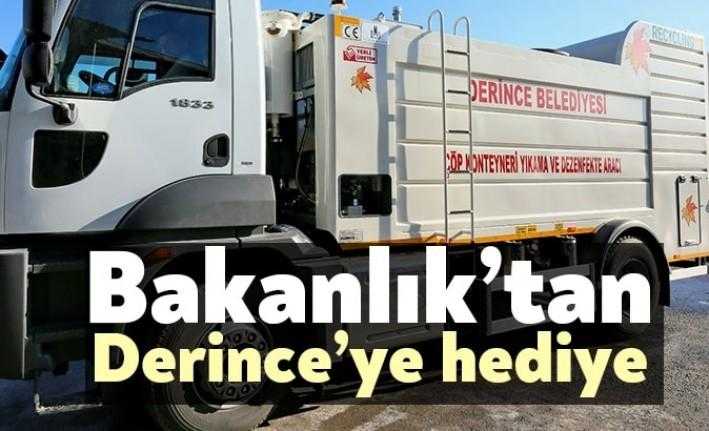 Çevre ve Şehircilik Bakanlığı tarafından Derince Belediyesi’ne hibe edilen çöp