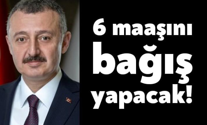 Kocaeli Büyükşehir Belediye Başkanı Tahir Büyükakın, 6 aylık maaşını