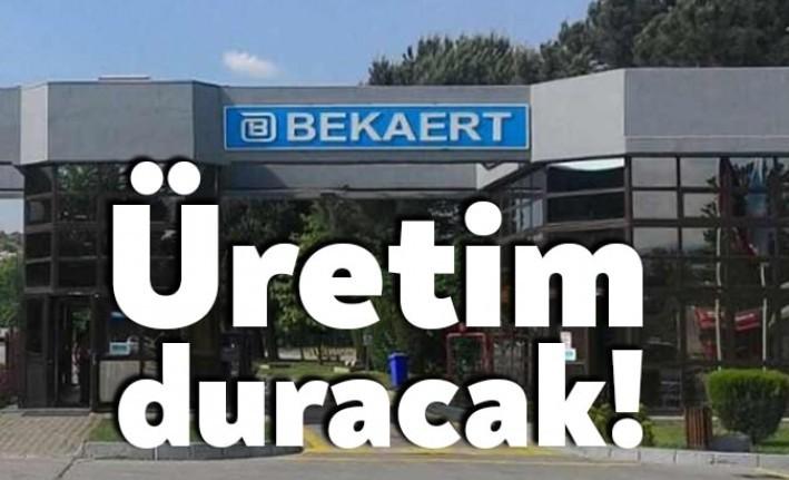 Kocaeli'nin önemli üretim tesislerinden olan Bekaert'te yarın üretim duracak.