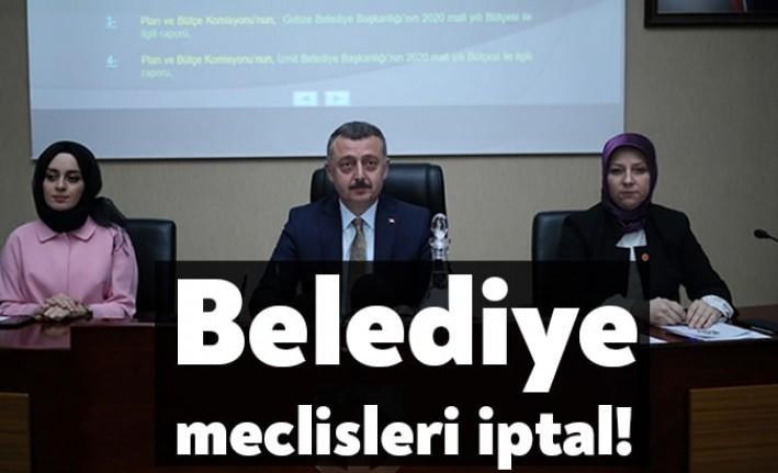 İçişleri Bakanlığı, 81 ile gönderdiği genelge ile tüm belediye meclislerinin