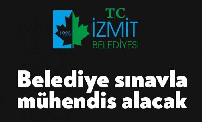 İzmit Belediyesi, ziraat mühendisi alınacağını açıkladı. Personel alımı için müracaatlar