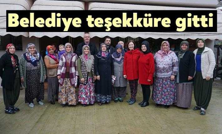 İzmit Belediyesi yöneticileri, Lavanta Dikim Bayramı sonrasında Durhasanlı ve Karaabdülbaki