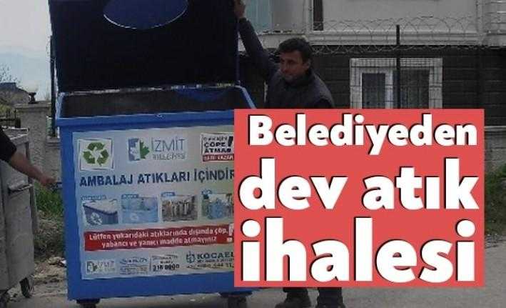 İzmit sınırları içerisindeki kağıt, karton, plastik, cam, metal, ahşap v.b.