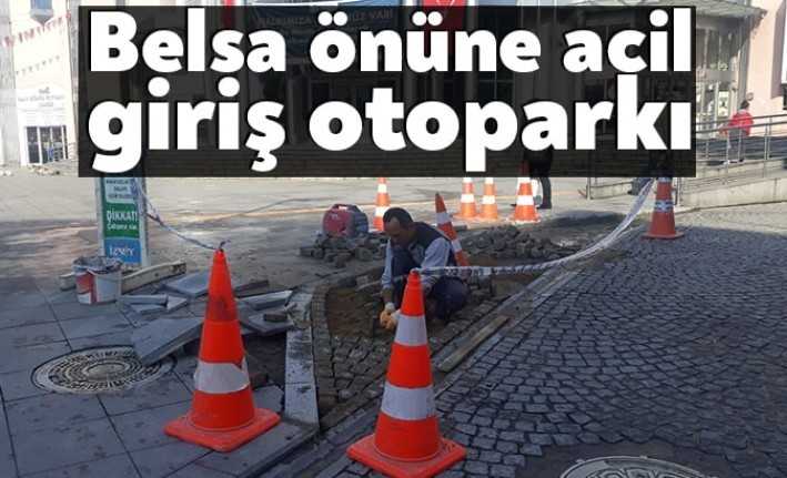 İzmit Belediyesi'nin de bulunduğu Belsa Plaza bölgesinin Abdurrahman Yüksel Caddesi