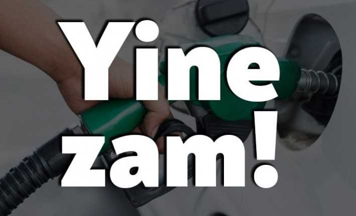 Benzin fiyatına 7 kuruşluk bir zam yapıldı. Zammın gece yarısından