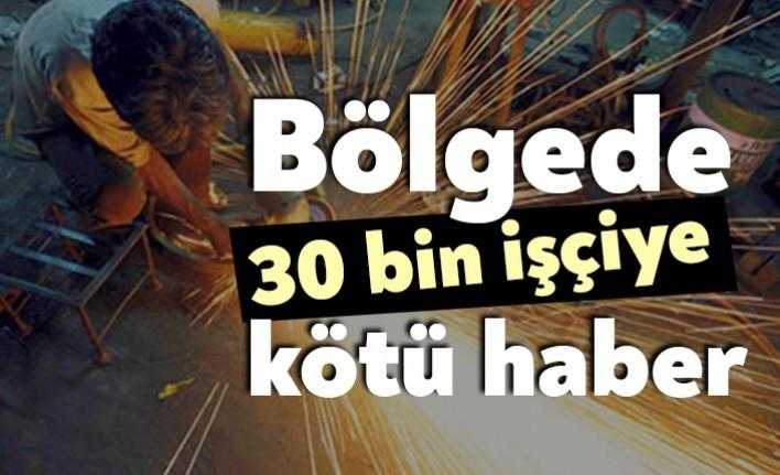 Türkiye genelinde 130 bin Kocaeli bölgesinde ise 30 bin işçiyi ilgilendiren