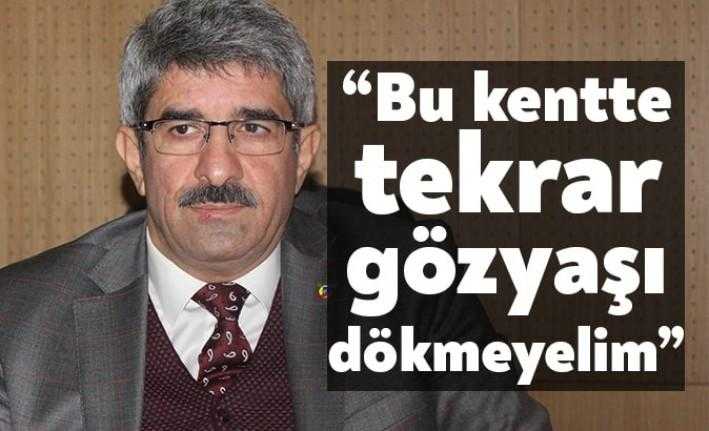 KOTO Başkanı Necmi Bulut, deprem gerçeğini hatırlatarak, “Önlem alalım, bu