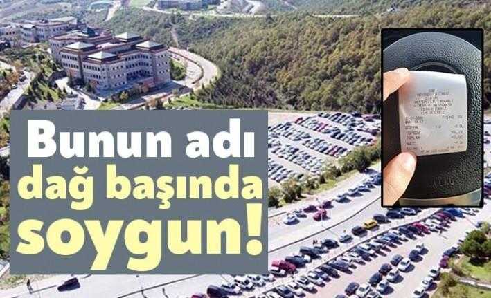 Kocaeli Üniversitesi otoparkında saatlik ücret 5 TL'ye çıkarıldı. Vatandaşlar zamma