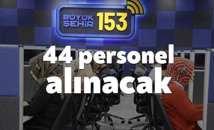 Kocaeli Büyükşehir Belediyesi, 153 Çağrı Merkezi'nde çalışacak 44 personel alımı