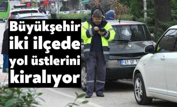 Parkomat sistemiyle yol üstü parklanmalardan para kazanan Büyükşehir Belediyesi, Derince