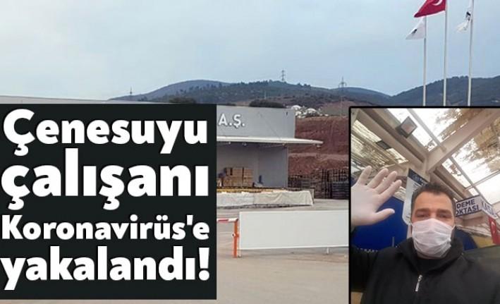 Derince Belediyesi'nin iştiraki Çenesuyu A.Ş.'nin çalışanlarından Ümit Efe'nin Koronavirüs testi