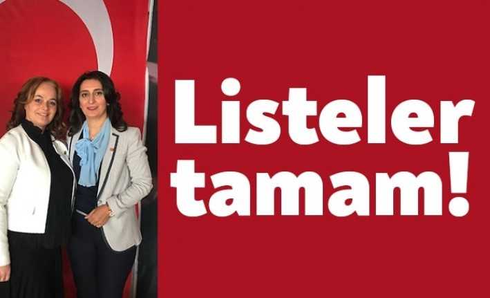 CHP Kocaeli İl Kadın Kolları kongresinde iki adayın listeleri de