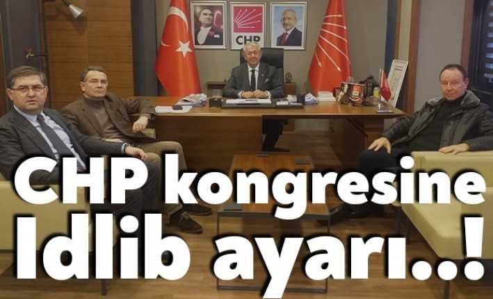 İdlib’te yaşanan hain saldırı sonrasında CHP İl Kongresi’ndeki bütün propaganda