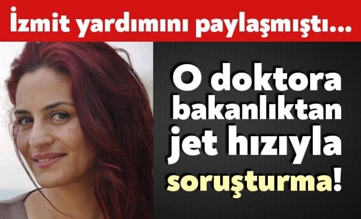 İzmit Belediyesi'nin sağlık çalışanları için yardımını sosyal medya hesabında paylaşan