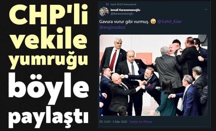 CHP'li Engin Koç ve AKP'li milletvekillerinin kavgasının fotoğrafını paylaşan İsmail