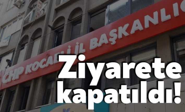 Corona virüsü tedbirleri kapsamında CHP Genel Merkezi ve il örgütleri