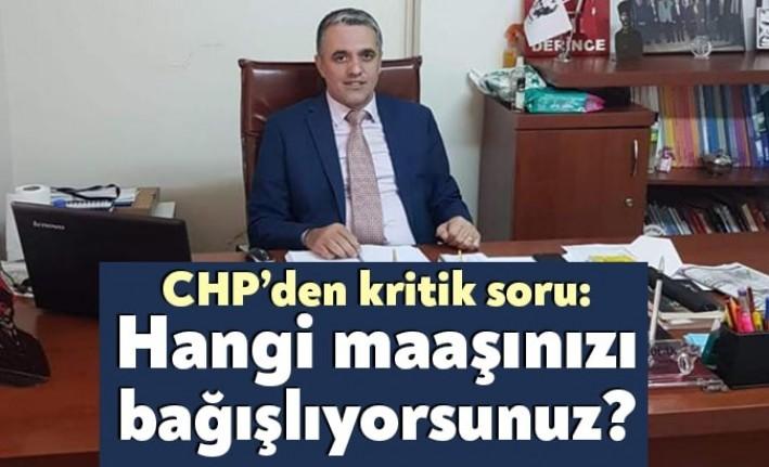 CHP Derince İlçe Başkanı Birkan Koçak, Derince Belediye başkanı Zeki