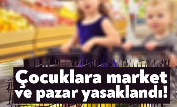 Kocaeli Valiliğince pazar yerleri ve marketlere çocukların girişi ile internet tabanlı uygulamalar