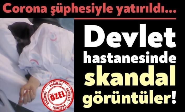 Kocaeli Devlet Hastanesi’nde annesi corona virüsü şüphesiyle yatan Kerim Karaosmanoğlu