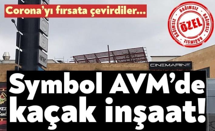 Symbol AVM’nin terasında yeni bir restoran için 2 katlı inşaat