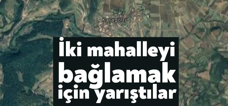 Kocaeli Büyükşehir Belediyesi, Cumaköy ve Karagöllü mahalleleri arası bağlantı yolu