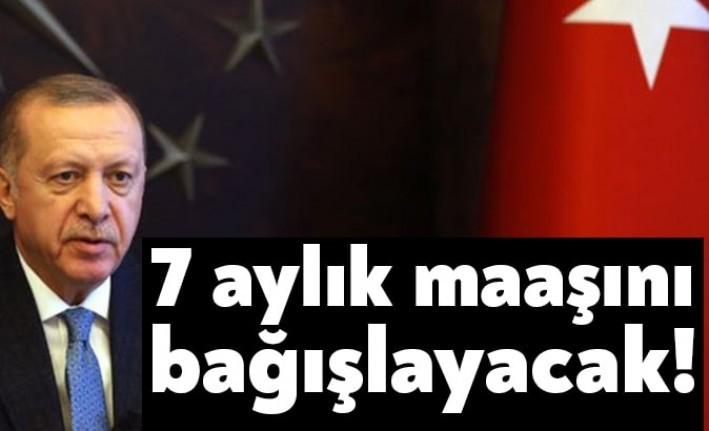 Milli Dayanışma Kampanyası başlatıldı! Cumhurbaşkanı Recep Tayyip Erdoğan 7 aylık