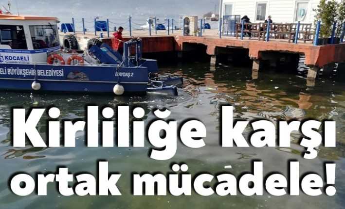 Kocaeli Büyükşehir Belediyesi ve Körfez Belediyesi iş birliği ile deniz