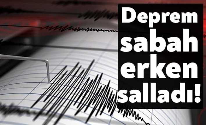 Kandilli Rasathanesine göre Yalova açıklarında 4 şiddetinde meydana gelen deprem