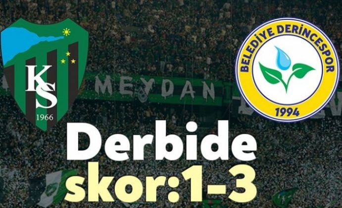 Derbide skor: 1-3